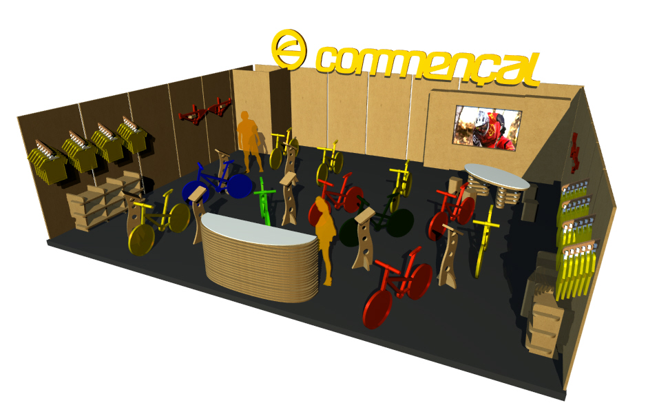 Stand en Carton 3 D